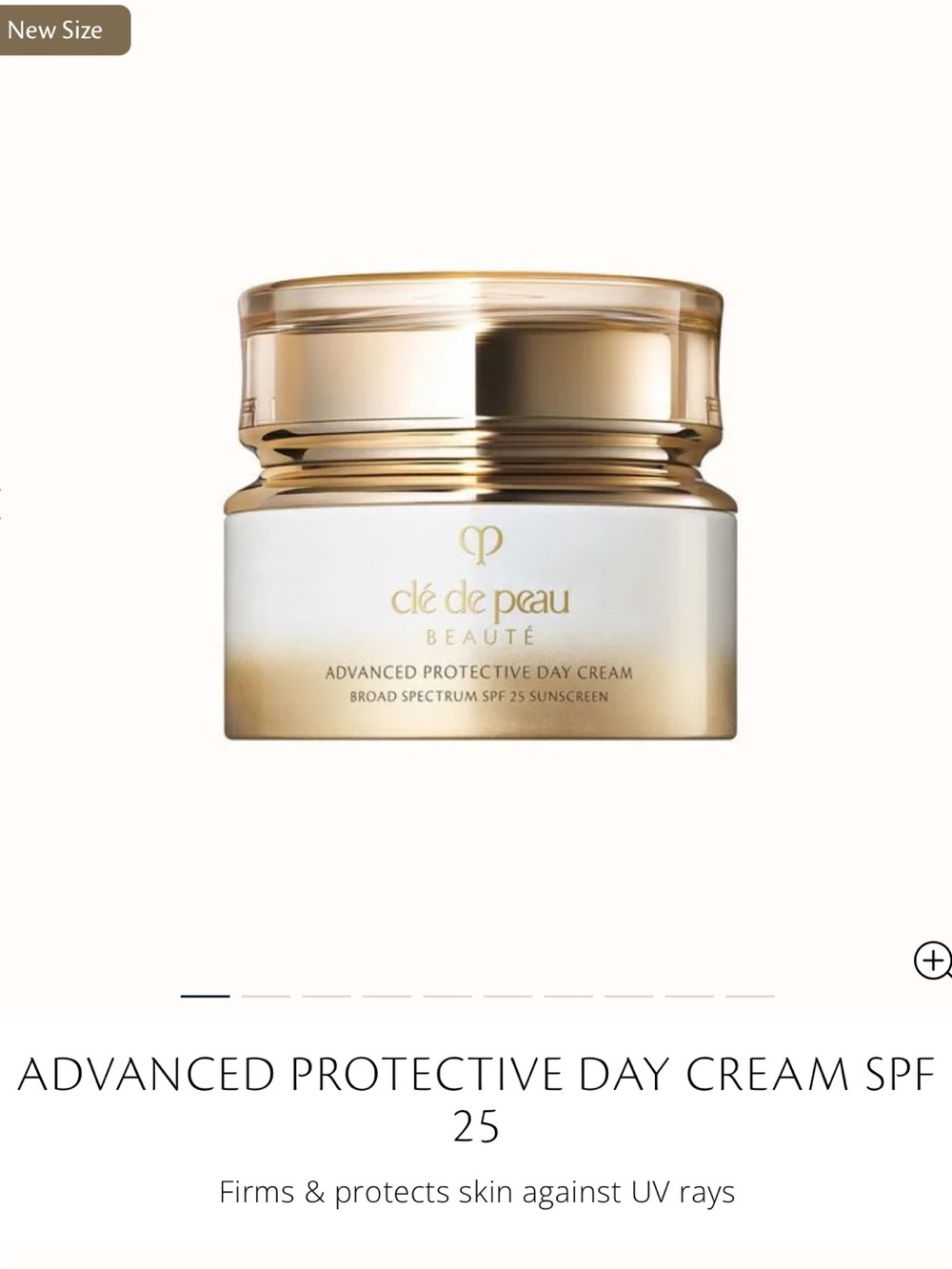 NWB Clé De Peau Advanced Protective Day Cream 50ML